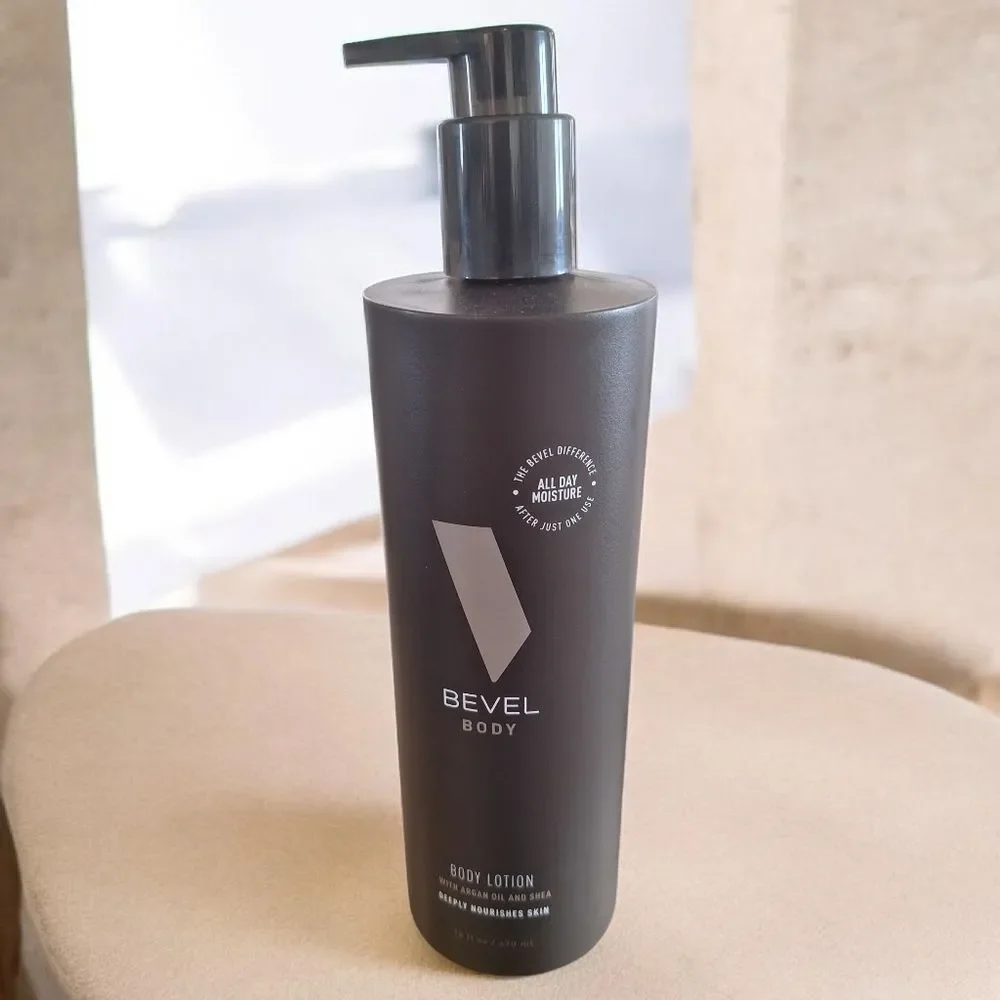 Bevel All Day Body Lotion for Men with Shea Butter and Argan Oil